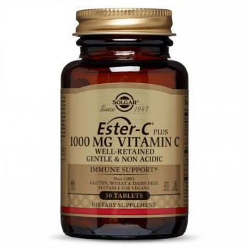 Solgar Ester C plus vit C 1000mg (30 tabs)