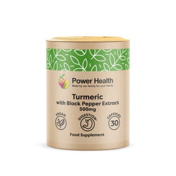 Power Health Turmeric with black pepper 500mg (30 caps)