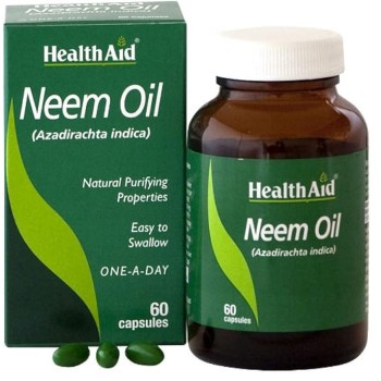 Health Aid Neem Oil Caps (60 caps)