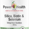 Power Health Silica, biotin & selenium 250mg (30 caps)
