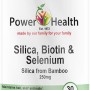 Power Health Silica, biotin & selenium 250mg (30 caps)