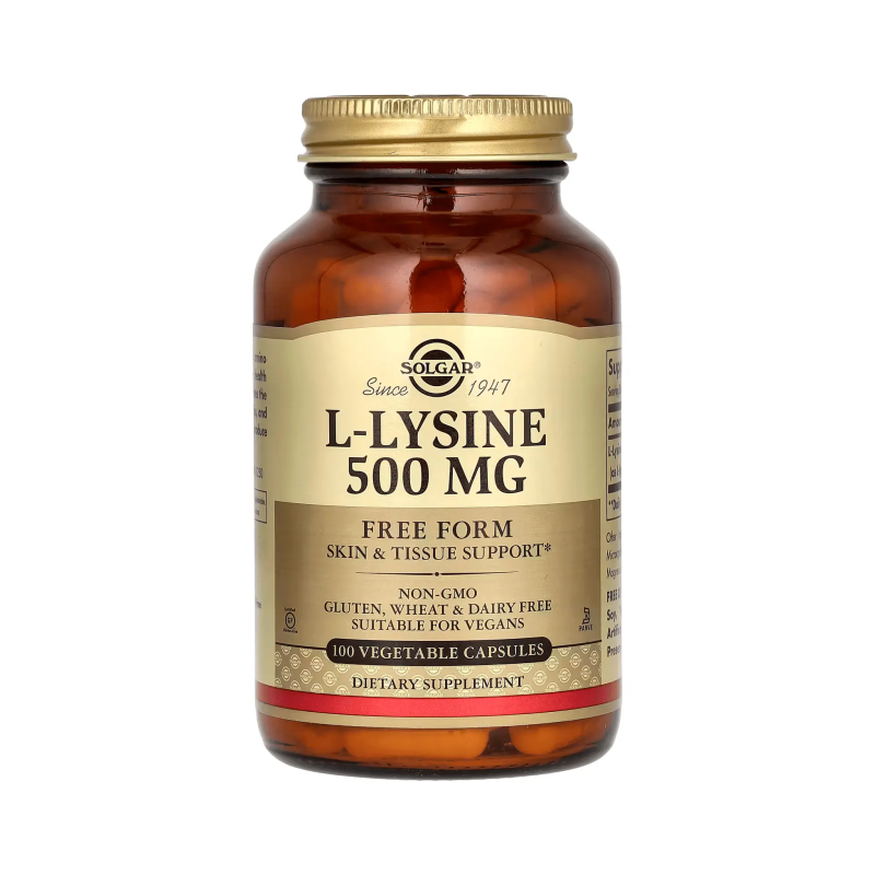 Solgar L-Lysine 500mg (100 caps)