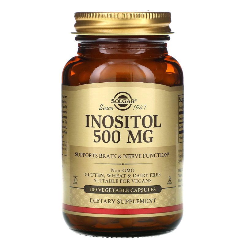 Solgar Inositol 500mg (100 caps)
