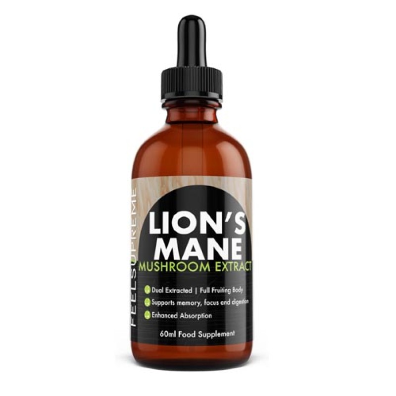 Feel Supreme Lions mane liquid mushroom extract 60ml (bottle) Feel Supreme Lions mane liquid mushroom extract 60ml (bottle)