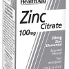 Health Aid Zinc Citrate 100mg (100 tabs)