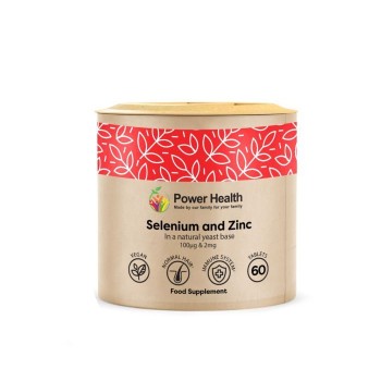 Power Health Selenium 100ug & zinc 2mg (60 tabs)