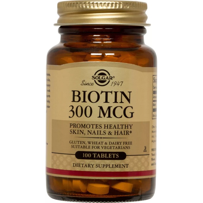 Solgar Biotin 300mg (100 tabs)