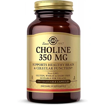 Solgar Choline 350mg (100 caps)