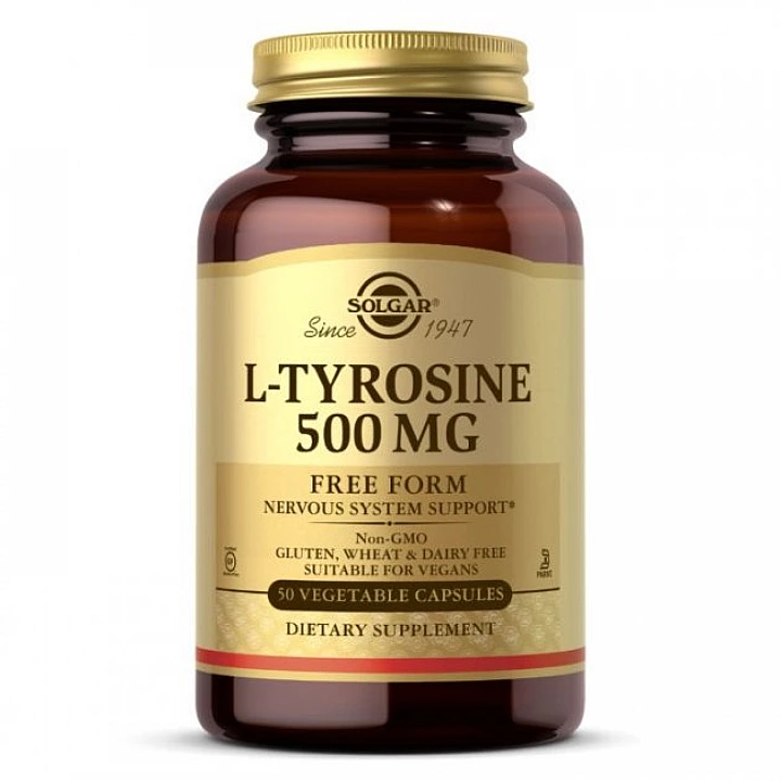 Solgar L-Tyrosine 500mg (50 caps)