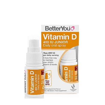 BetterYou DLux Junior Vitamin D 400IU Daily Oral Spray 15ml
