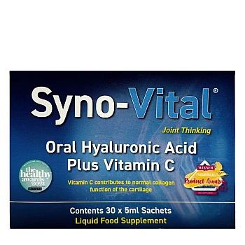 Syno-Vital Oral Hyaluronic Acid Plus Vitamin C 5ml Sachets (30)