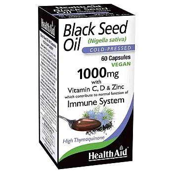 Health Aid Black Seed oil 1000mg (60 caps)