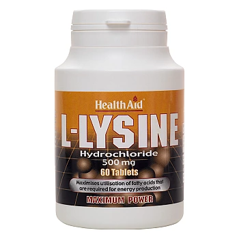 Health Aid L-Lysine Hydrochloride 500mg (60)