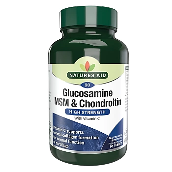 Glucosamine msm & chondroitin high strength (180 tabs)