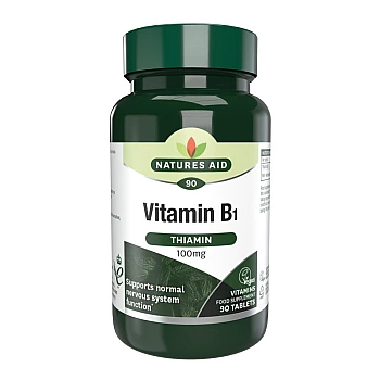 Nature's Aid Vitamin B1 Thiamin 100mg (90 Tablets)