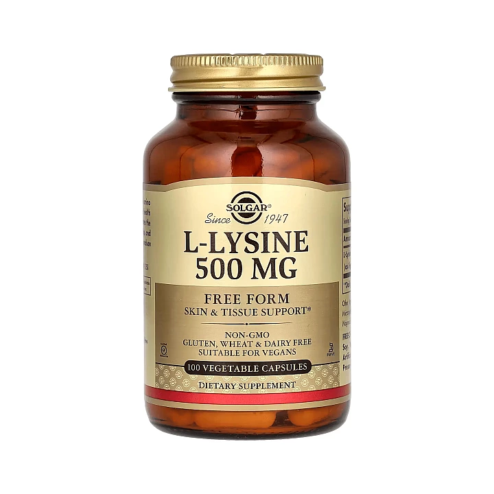 Solgar L-Lysine 500mg (100 caps)