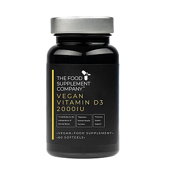 Vegan vit D 2000iu (60 caps)