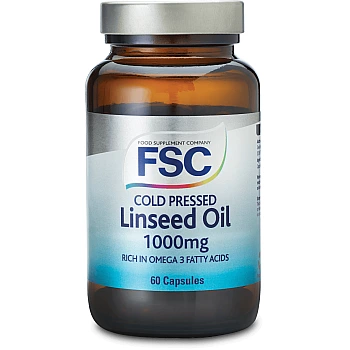 FSC Cold Pressed Linseed Oil 1000mg (60)