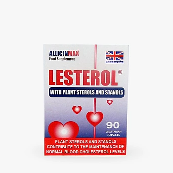 AllicinMax Lesterol with Plant Sterols & Stanols (90 Vegetarian Capsules)