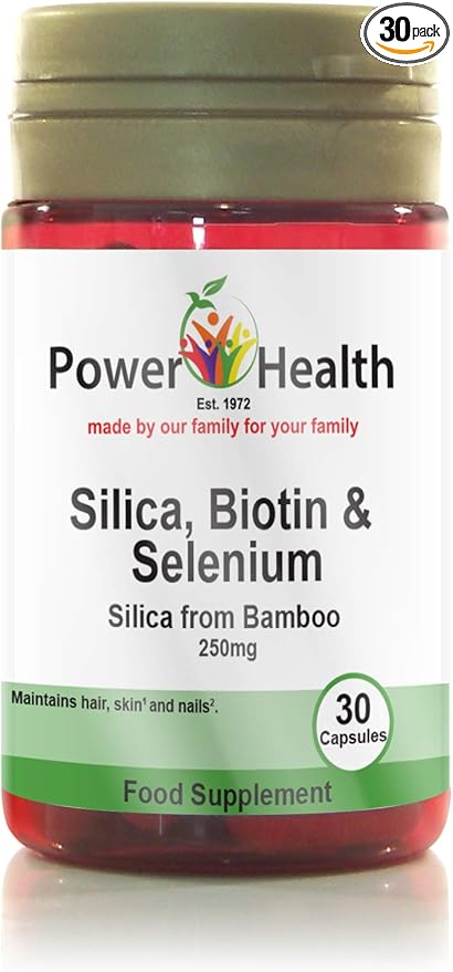Power Health Silica, biotin & selenium 250mg (30 caps)