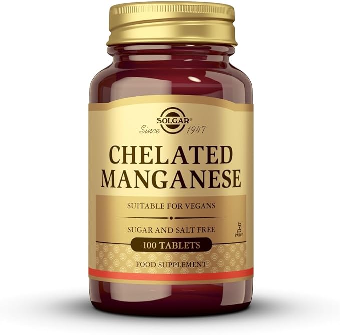 Solgar Chelated Manganese (100 tabs)