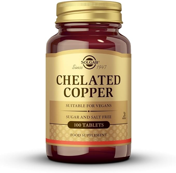 Solgar Chelated Copper (100 tabs)