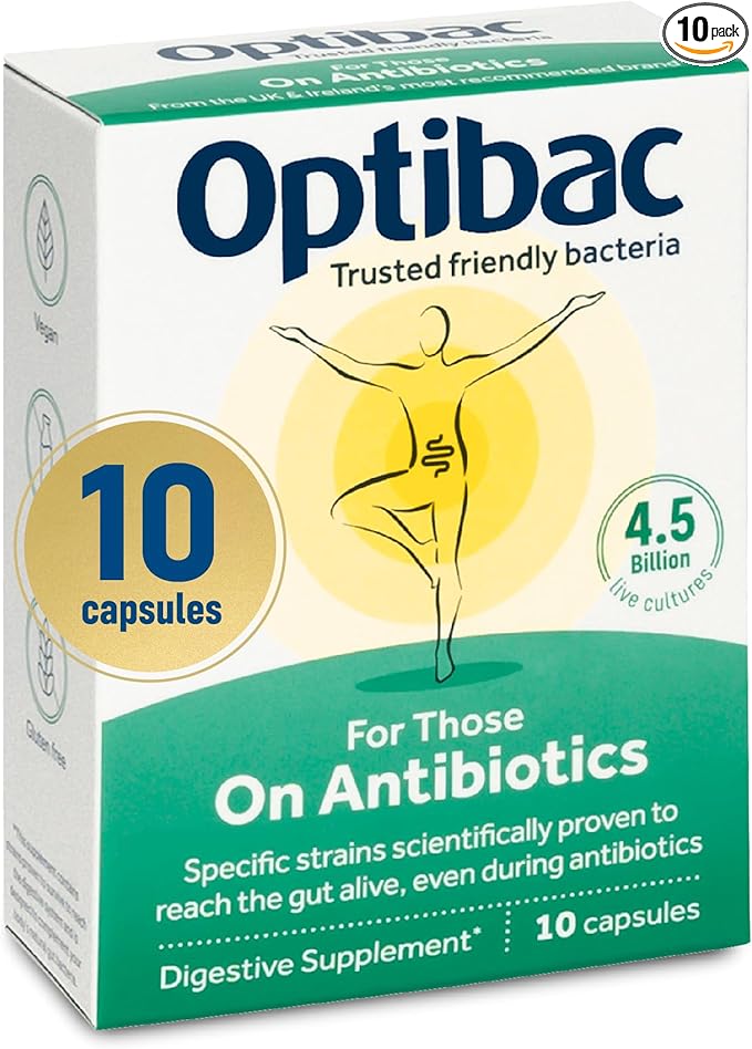 Optibac For those on antibiotics (10 caps)