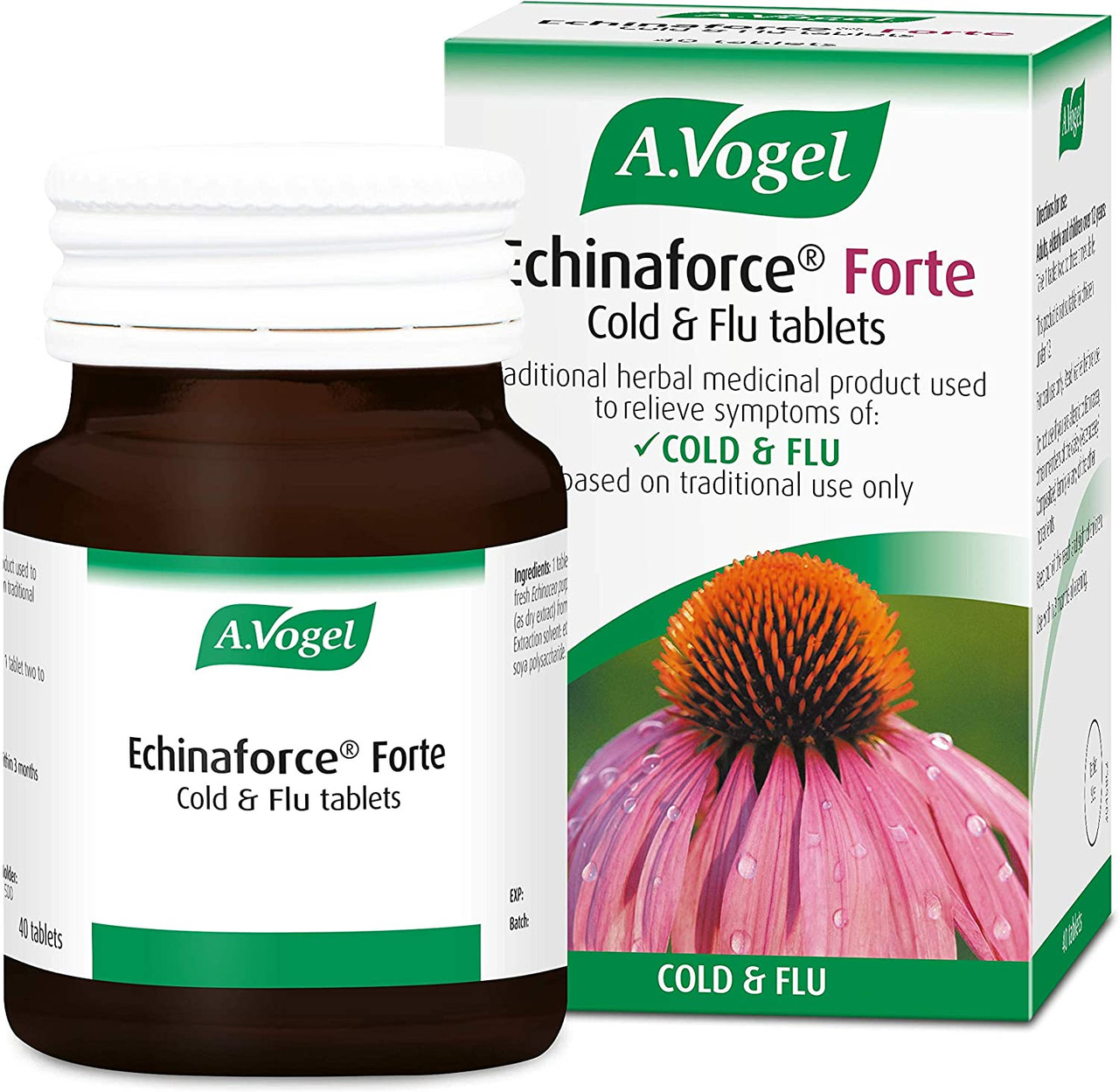 A.Vogel Echinaforce Forte Cold and Flu Tabs 1200mg (40 tabs)