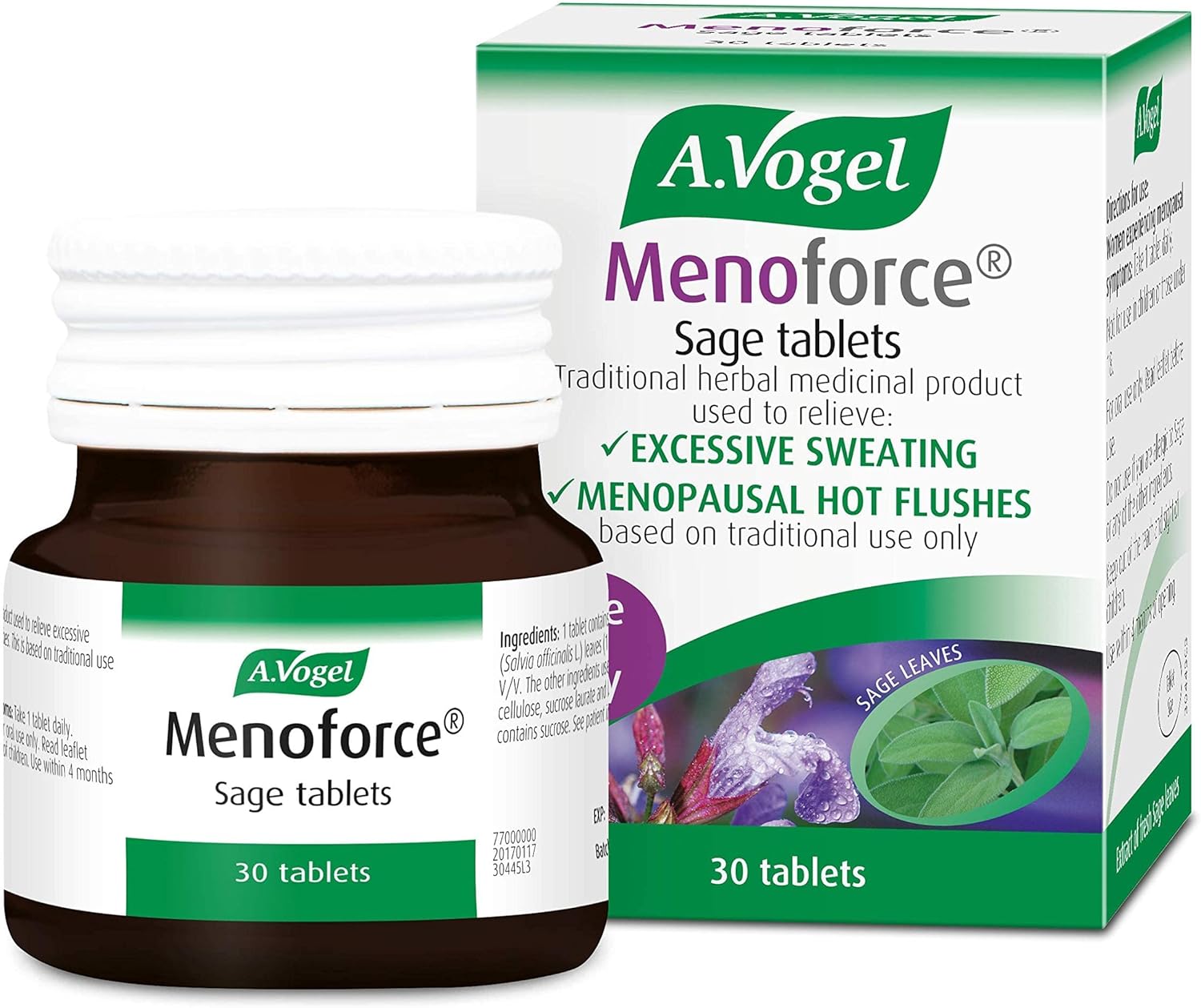 A.Vogel Menoforce Sage tablets (30 tabs)