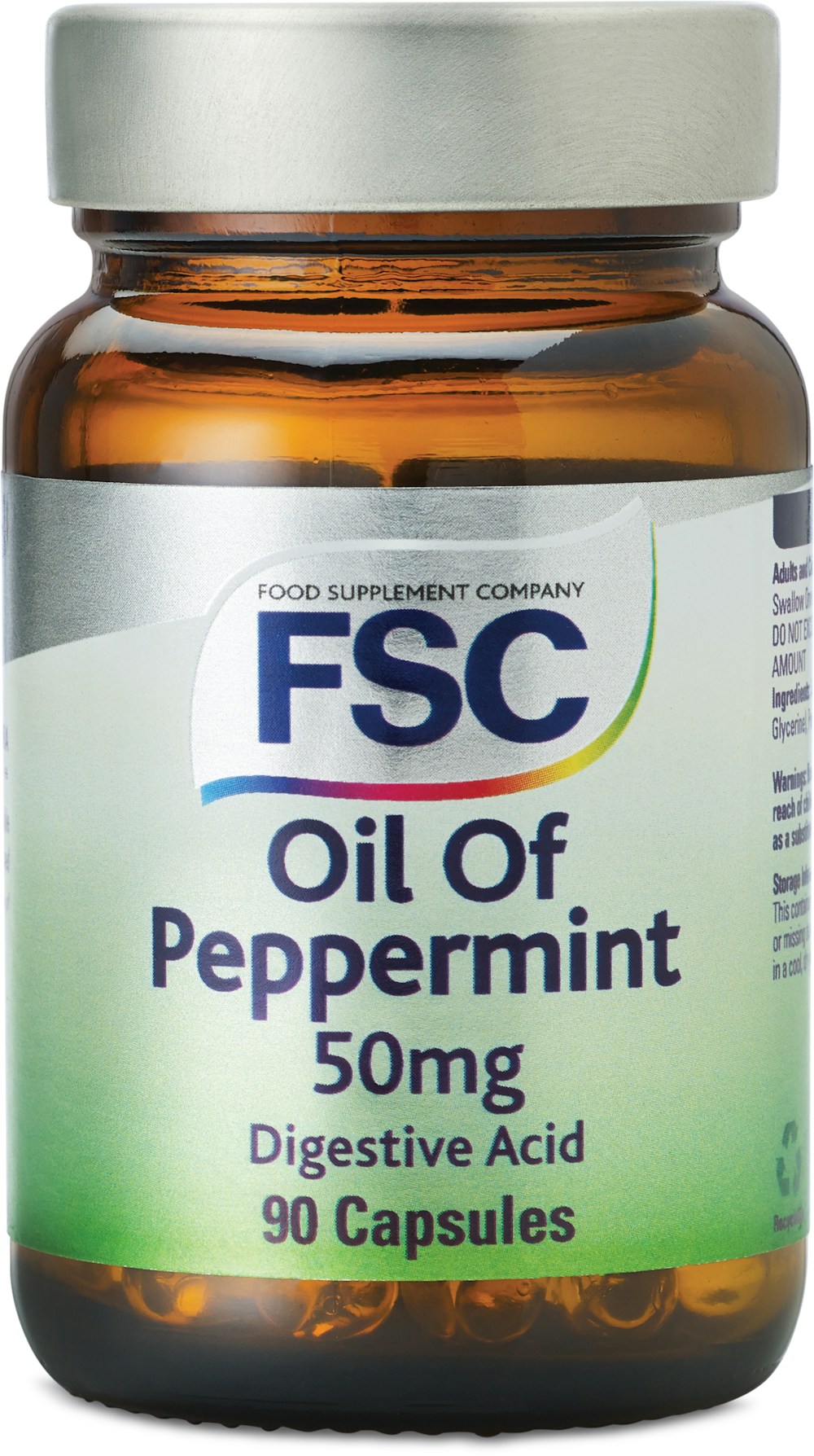 Essential oil of peppermint (90 caps)