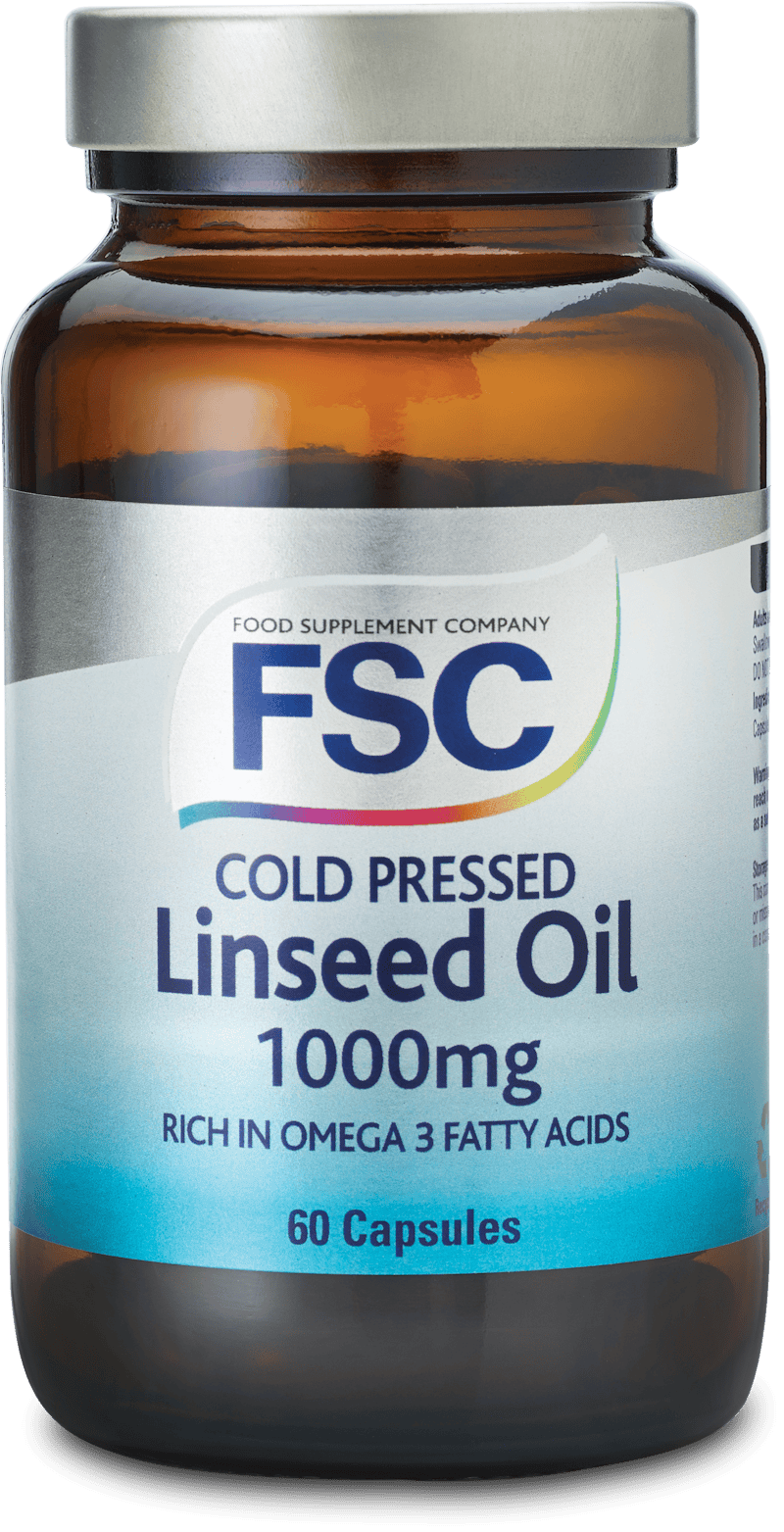 FSC Cold Pressed Linseed Oil 1000mg (60)