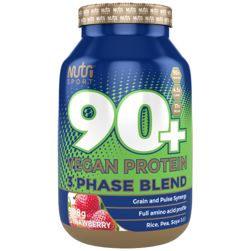 Nutrisport 90+ Vegan Protein 3 Phase Blend (908g)