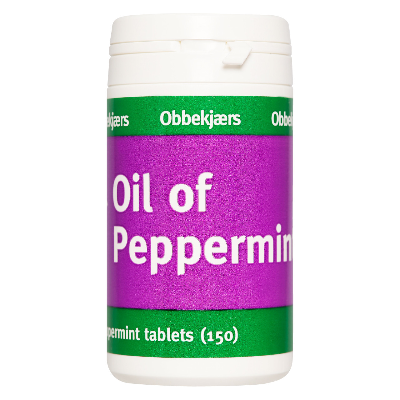 Obbekjaers Oil of Peppermint Tablets (150 tablets)