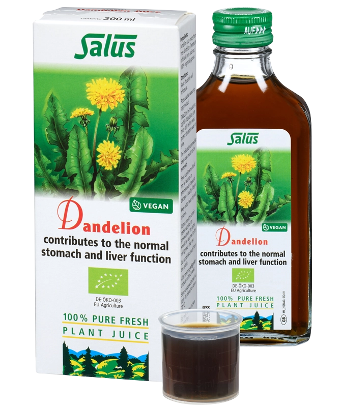 Salus Dandelion Organic Fresh Plant Juice 200ml