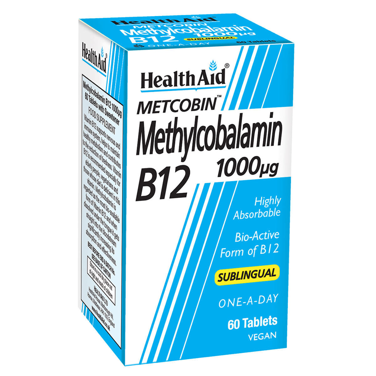 Methyl cobalamin 1000ug B12 (60 tabs)