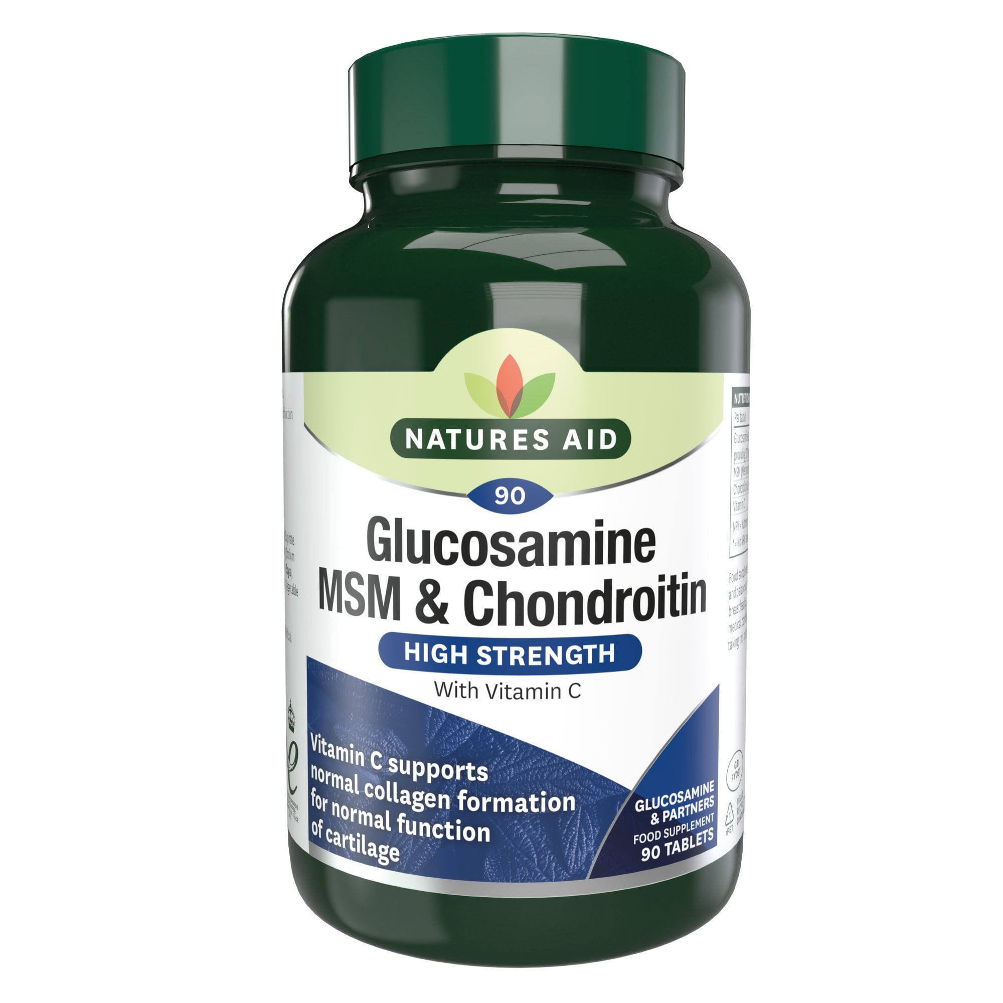 Glucosamine msm & chondroitin high strength (180 tabs)