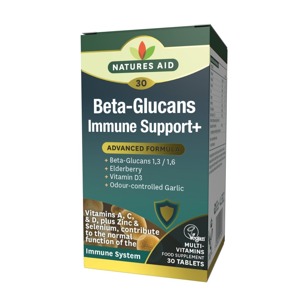 Nature's Aid Beta-Glucans Immune Support+ (30 Tablets)